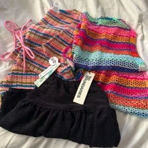 Celebrity Pink, No Boundaries Swim Cover Up Crochet Bundle Size Small